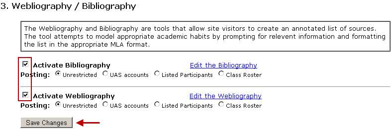 Resource Bibliography