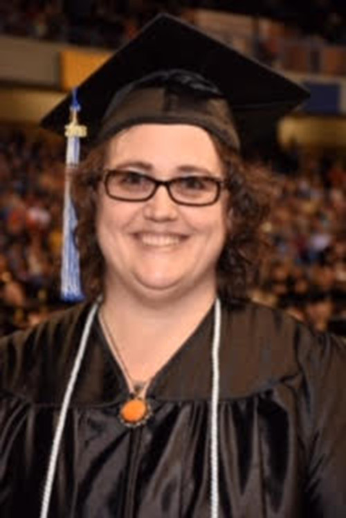 Robyn Kapp at Graduation Ceremony