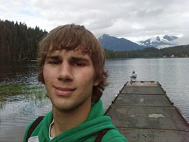 Keith on Auke Lake