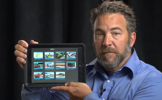 Fishtech course on an iPad