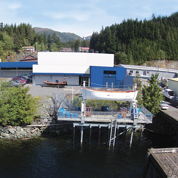 UAS Maritime Training Center from above