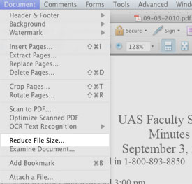 reduce a pdf file size dialog