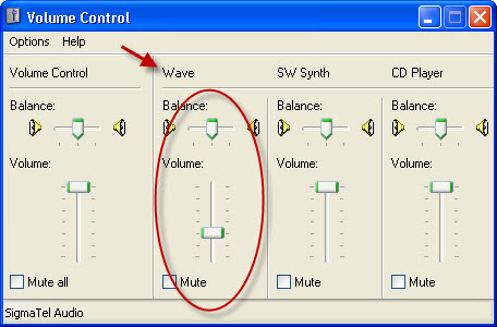 wave volume control