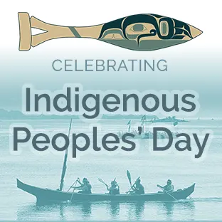 A promotional image for Celebrating Indigenous People's Day