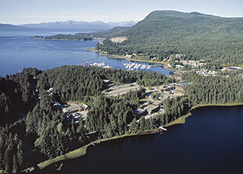 UAS-Juneau is positioned between Auke Bay and Auke Lake
